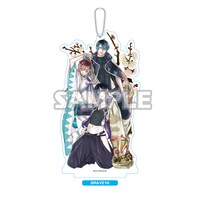 「BRAVE10 S」のアクリルスタンドキーホルダー。