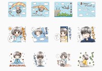 「ブルーサーマル－青凪大学体育会航空部－」のLINEスタンプ。