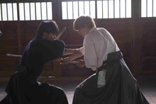 dTVオリジナルドラマ「銀魂-ミツバ篇-」の場面カット。(c)空知英秋／集英社 (c)2017映画「銀魂」製作委員会 (c)2017 dTV