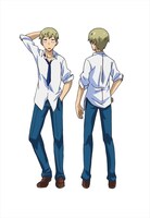 石田景吾（CV:赤羽根健治）のビジュアル。