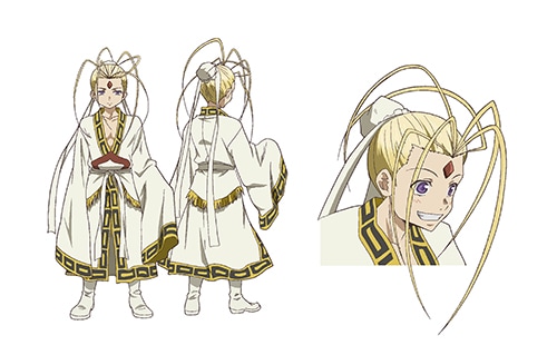 ナタク太子の設定画。