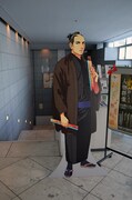 「志士 幕末を駆けるー半平太らの遺したものー」で展開される等身大パネル。