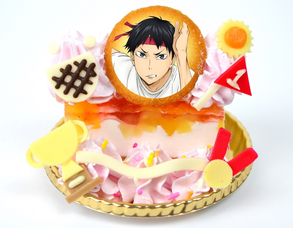 「影山飛雄の体育祭ケーキ」（アップル＆ピーチケーキ）