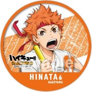 「売り切れ注意！坂ノ下商店アルバイト体験」の景品として配布される56mm缶バッジ。