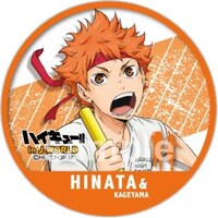 「売り切れ注意！坂ノ下商店アルバイト体験」の景品として配布される56mm缶バッジ。