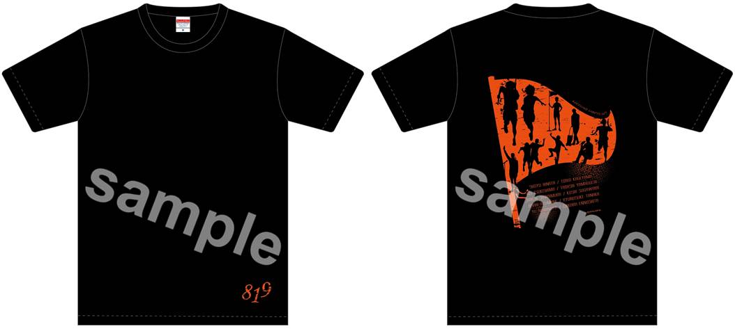 会場で販売されるTシャツ。