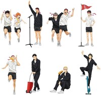 体育祭をイメージした描き下ろしイラスト。