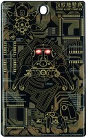 タチコマの基板カードケース（黒ver.）。