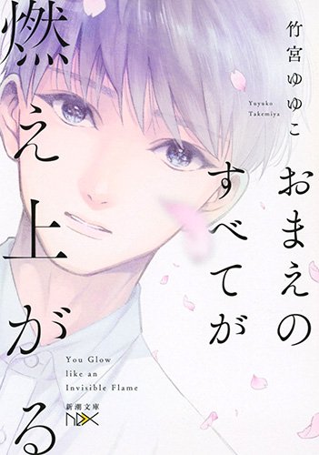 高野ひと深が表紙描く、竹宮ゆゆこの恋愛小説「おまえのすべてが燃え上がる」