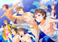 紅柴るづる「DIVE!!」第1話の扉ページ。(c) 2017森絵都・角川文庫刊／アニメ「DIVE!!」製作委員会