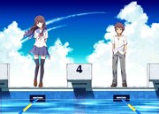 「打ち上げ花火、下から見るか？横から見るか？」第1話の扉ページ。(c)2017「打ち上げ花火、下から見るか？横から見るか？」製作委員会