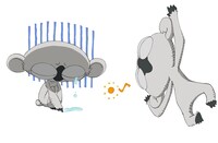 ソニックのイラスト。