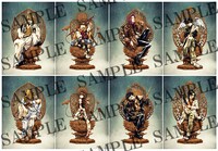 アニメイト特典のスリーブケースイラスト別バージョン使用ダブルポケットクリアファイル。