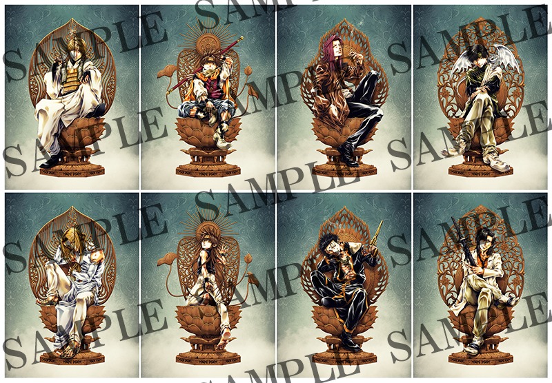 アニメイト特典のスリーブケースイラスト別バージョン使用ダブルポケットクリアファイル。