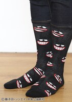 ソックス「喪黒福造 スマイル パターン」