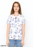 Tシャツ「忍者ハットリくん コミック パターン」