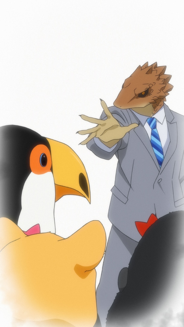 タテアニメ「アフリカのサラリーマン」場面写真