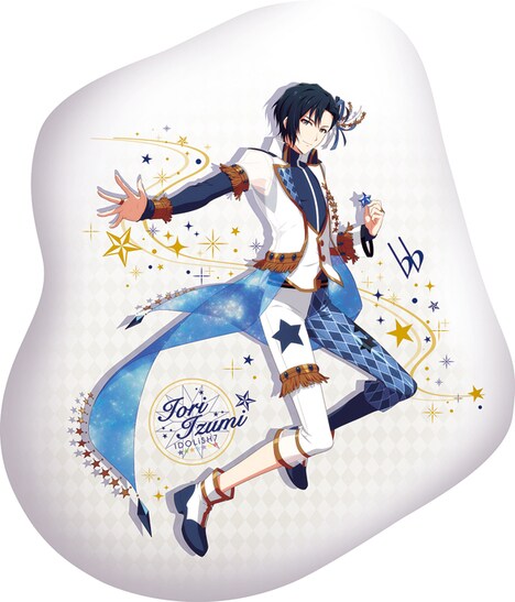 B賞の和泉一織クッション。