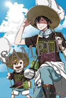 スクウェア・エニックスの通販サイト・e-STOREでTシャツを購入するともらえる、ヨシノサツキ描き下ろしポストカード。