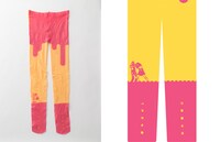 「女子高生に殺されたい」をモチーフにしたプリントタイツ。