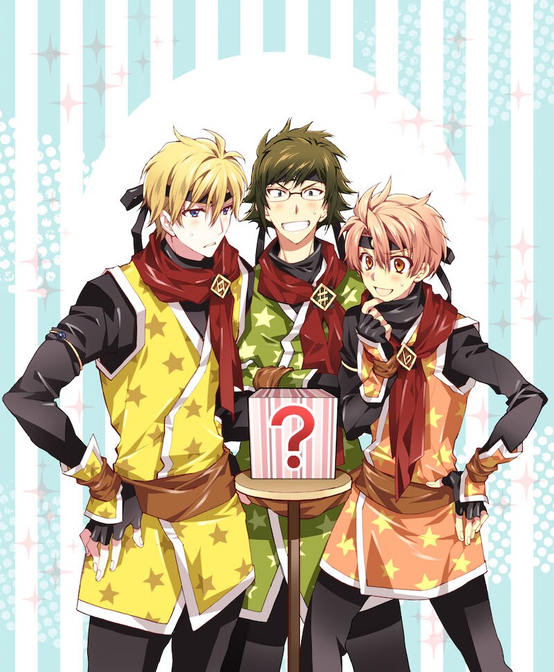 「アイドリッシュセブン クーラーとパンツ」イラスト