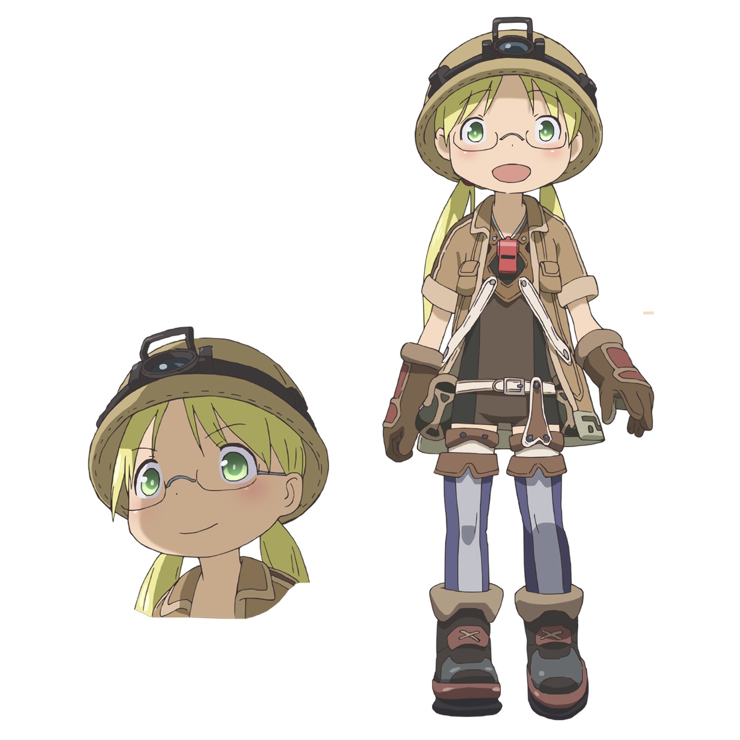 リコのキャラクターイラスト。