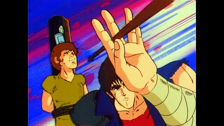 アニメ「北斗の拳」第1部より。アニメ「北斗の拳」第1部より。