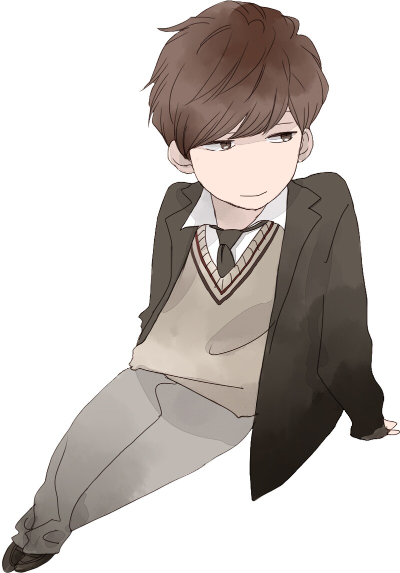 「桐山くんといっしょ♪クリアキーホルダー」のイメージ。