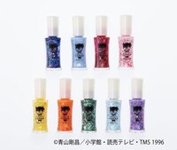 「名探偵コナン」をモチーフにしたネイルポリッシュ。