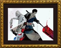 「『東京喰種』Twitter画展」で展示される「原作画」。