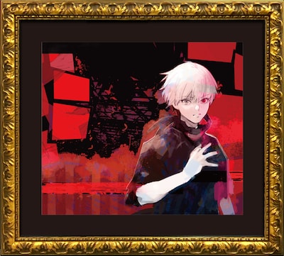 「『東京喰種』Twitter画展」で展示される「原作画」。