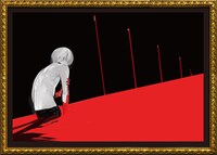「『東京喰種』Twitter画展」で展示される「原作画」。