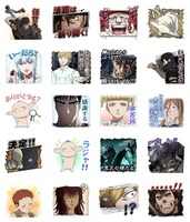 LINEスタンプ「TVアニメ『ベルセルク』」より。