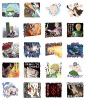 LINEスタンプ「TVアニメ『ベルセルク』」より。