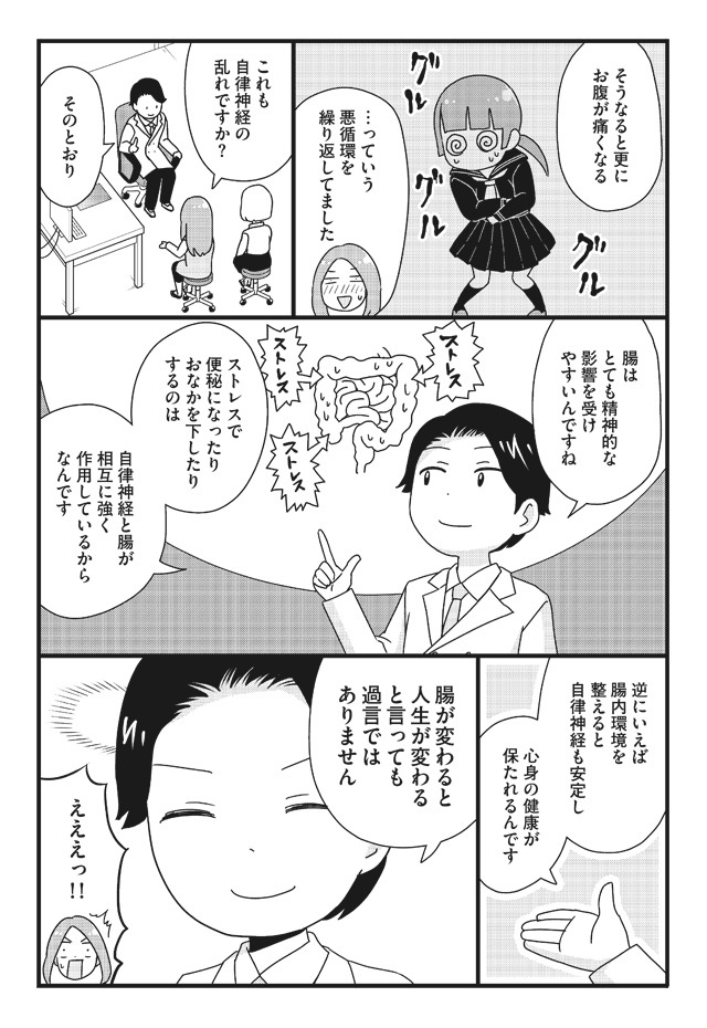 「まんがでわかる自律神経の整え方 『ゆっくり・にっこり・楽に』生きる方法」より。