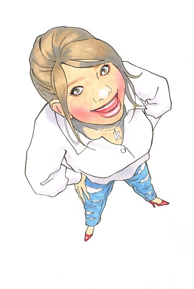 「カンナさーん！」のカット。