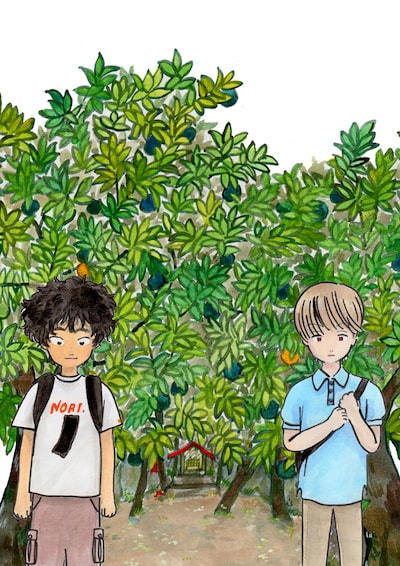 「みかんはまだ青い」カット