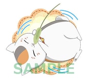 LINEスタンプ「ニャンコ先生の超プリチーなスタンプ」より。