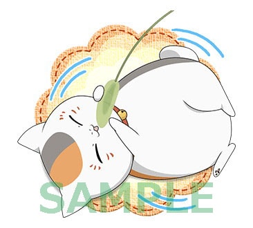 LINEスタンプ「ニャンコ先生の超プリチーなスタンプ」より。