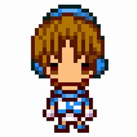 ドット絵ビジュアル（速水ヒロ）