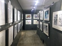 「『ハヤテのごとく！』完結記念展」の様子。