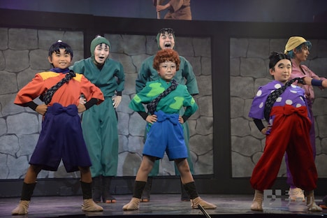 「ミュージカル『忍たま乱太郎』第8弾 再演 ～がんばれ五年生！技あり、術あり、初忍務!!～」ゲネプロより。