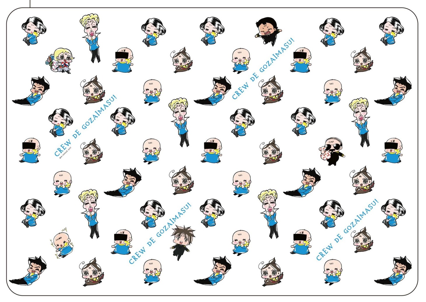 「『CREWでございます！』"クルっとクルむでございます！"ブランケット」