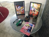 来場者が自由に書くことができるノート。