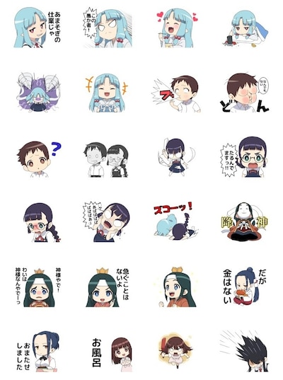 「つぐもも」のLINEスタンプ。