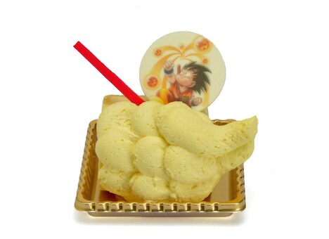 「カスタードホイップの筋斗雲とミルクレープ」