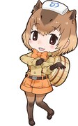 キャラクターパネルに使用されるカピバラのイラスト。