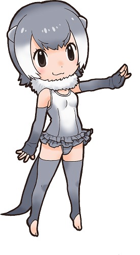 キャラクターパネルに使用されるコツメカワウソのイラスト。