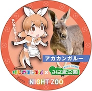 アカカンガルーの缶バッジ。※デザインは製作中のもの