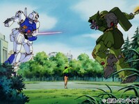 「機動戦士ガンダム0080 ポケットの中の戦争」の場面カット。